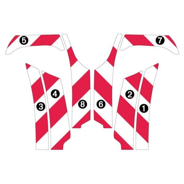 Kit Rouge-Blanc CL. B Standard - RENAULT Scénic 3 Phase 3 (2013-2016) – Image 3